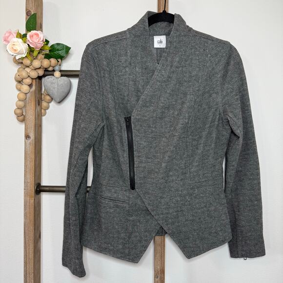 CAbi Jackets & Blazers - Cabi Style 3556 Rebel Long Sleeve Gray Jacket‎ Size Small